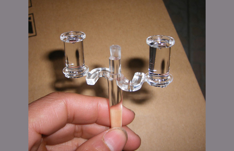Clear PC Light Guide Injection Molding | High Transparency Single Shot Optical Part