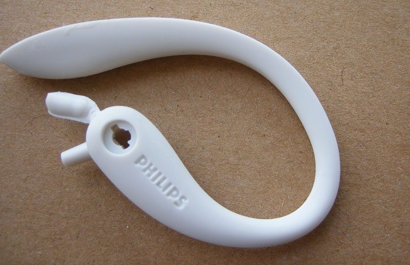 FDA TPE Medprene Ear Set Injection Molding | Soft Touch Single Shot Ear Hook / Eartip Component