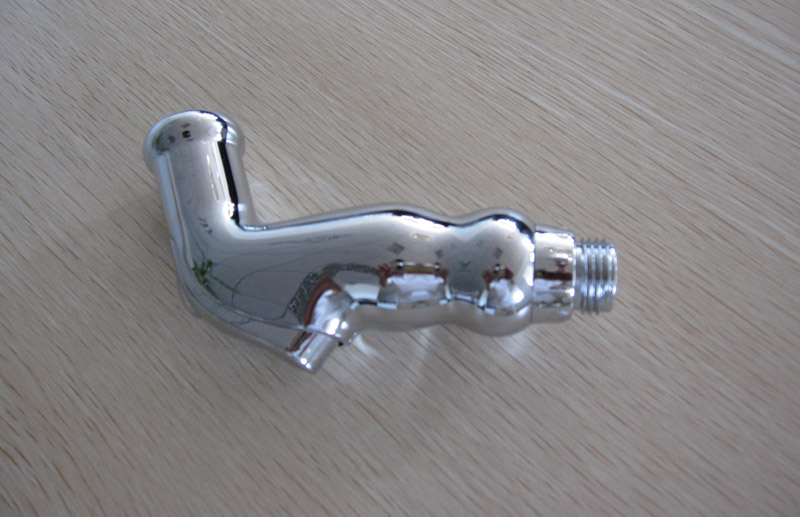 Custom Injection Molded ABS Handset Handle - Mirror Chrome Electroplated