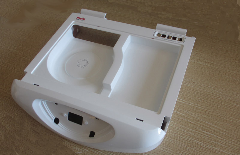 Custom CNC Machined ABS Medical Housing Prototype - Gloss Painted